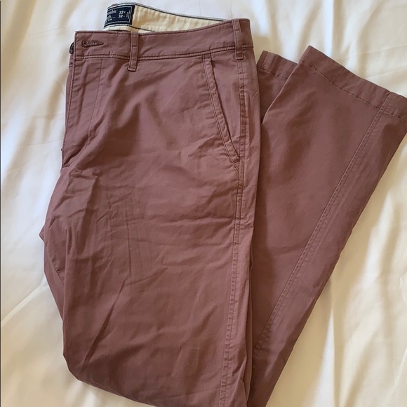 dark pink chinos